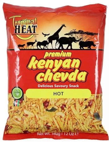 Tropical heat Kenianische Chevda Snacks Scharf - 340g