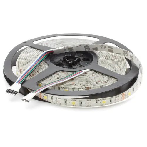  5 m LED RGBW Streifen 3000K SMD5050 12V IP65 60LEDs/m LED Stripe 4,60€/m