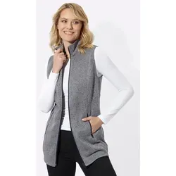 Sieh an! Fleeceweste Strickfleece-Weste 78 cm