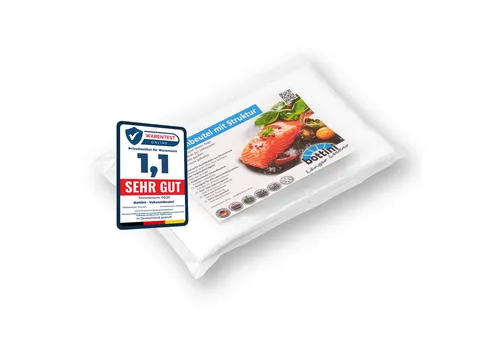 Bottini Vakuumierbeutel 200 Stück 20x30 cm - Vakuumierbeutel für Lebensmittel, besonders durchstoßfest mit 105μm, kompatibel mit allen Balken-Vakuumierern, ideal für Sous Vide und langfristige Lagerung.