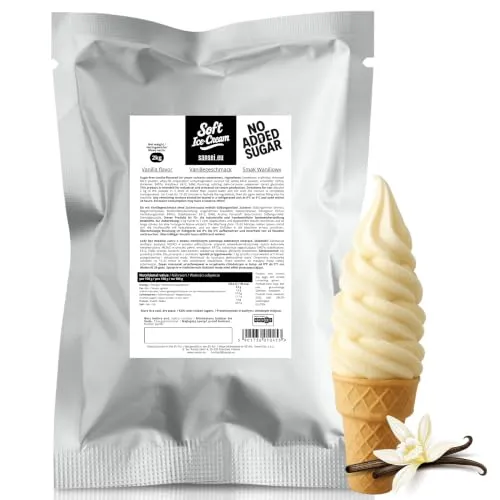 Sansei Soft-Eis Pulver Ohne Zuckerzusatz Vanille 2kg von sansei