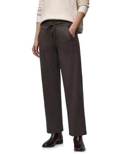 Street One Straight Leg Hose mit Tape Rustic Brown 46