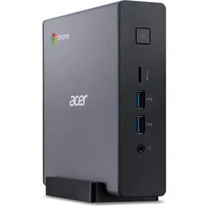Acer Chromebox CXI4 Mini-PC - Kompakter Mini-PC mit Intel Core i3, 8 GB RAM und 64 GB eMMC, ideal für effizientes Arbeiten und Surfen dank Chrome OS und umfassender Konnektivität.