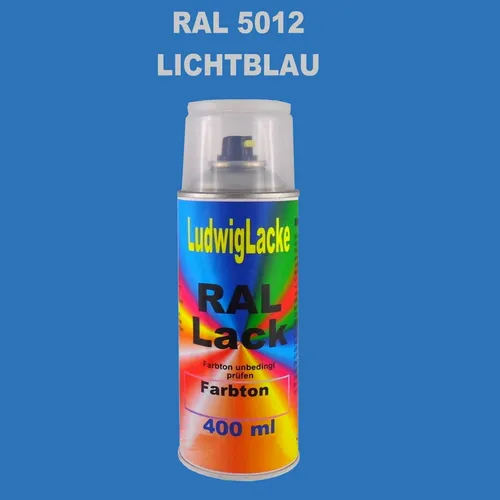 RAL 5012 Lichtblau Seidenmatt 400 ml 1K Spray