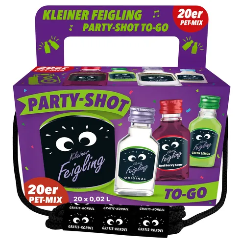 Kleiner Feigling Party Shot to go Miniaturenpaket