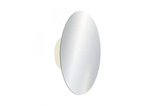 Licht-Erlebnisse Wandleuchte KILFORT, LED fest integriert, LED Dimmer Metall mit Schalter Chrom rund 125 lm Modern