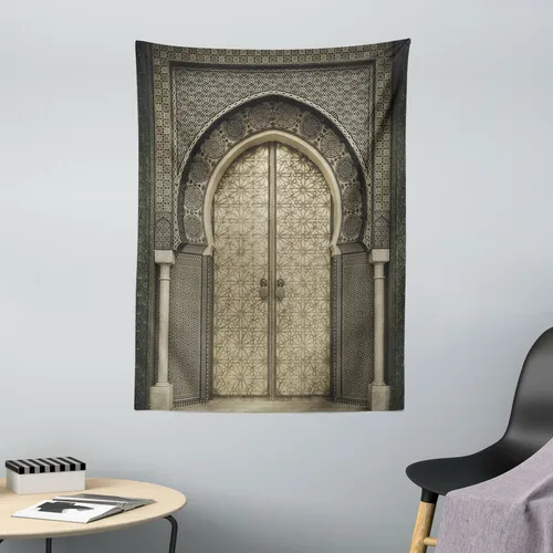 Wandteppich Gealterte Tor Geometric, 150cm x 110cm von Abakuhaus