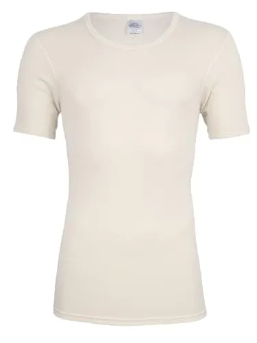 wobera ANGORA Herren-Unterhemd mit ½ Arm in weiß von wobera ANGORA