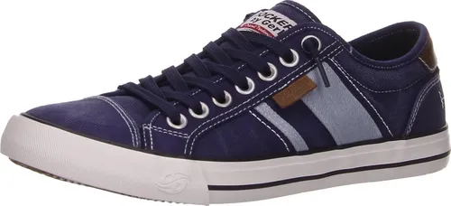 Dockers by Gerli Herren Low-Top Sneaker - Herren-Sneaker in Dunkelblau, ideal für Business und Freizeit, mit atmungsaktivem Textil-Obermaterial für besten Tragekomfort.