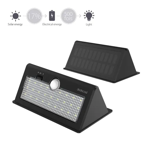 Solarlampen für Außen mit Bewegungsmelder in schwarz von Lexzurn