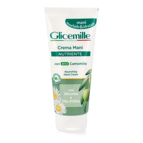 Glicemille Nutritive Handcreme mit Bio Kamille Glicerin und Olivenöl tube 100 ml
