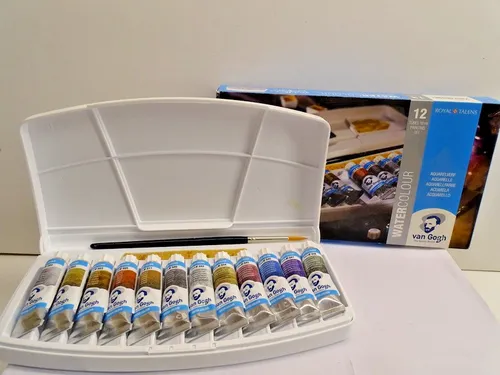 Talens VAN GOGH Aquarell Metallic Edition Kunststoff-Set 18 Farben