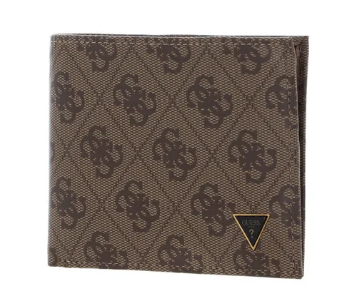 GUESS Vezzola Kartenetui aus echtem Leder in beige von GUESS