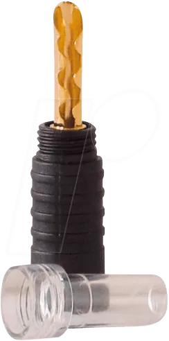 DYNAVOX 204351 - High-End Bananenhohlstecker, schwarz