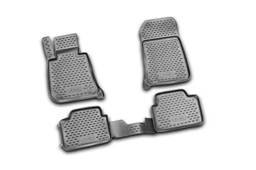 LEMENT Auto-Fußmatten für BMW 3 Series (2007-2012) - Passgenaue Gummimatten für BMW 3 Series, idealer ALLWETTERSCHUTZ und einfach zu reinigen. Robustes Material sorgt für perfekten Halt und schützt vor Nässe und Schmutz.