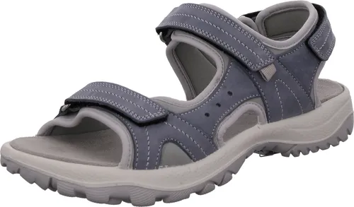 Rohde Damen Sandalen Leder Sandaletten Trekking Biella 5380, Größe:38 EU, Farbe:Blau