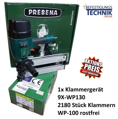 Prebena 9X-WP130 Breitrückenklammergerät von Prebena