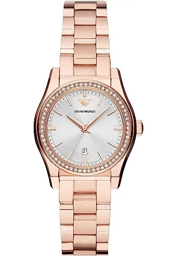 Emporio Armani Damenuhr AR11559 Edelstahl - Elegante Armbanduhr für Damen aus hochwertigem Edelstahl, zeitloses Design und ideal für jeden Anlass.