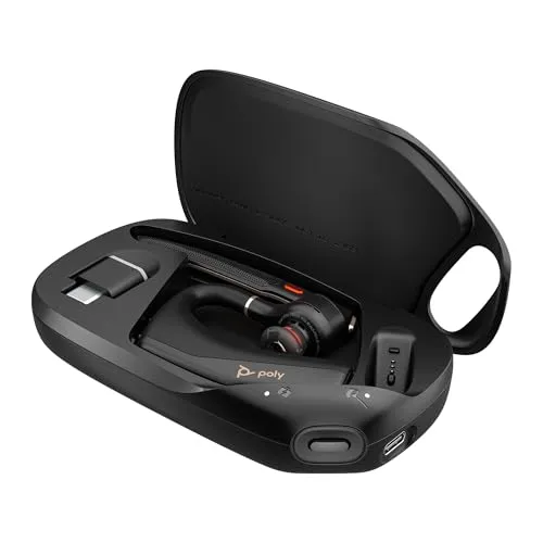 Poly Voyager Legend 50-M UC Bluetooth-Headset - Bluetooth-Headset mit NoiseBlockAI für klare Anrufe, WindSmart-Technologie für windgeschützte Gespräche, 10 Stunden Akkulaufzeit, ideal für Büro und unterwegs.