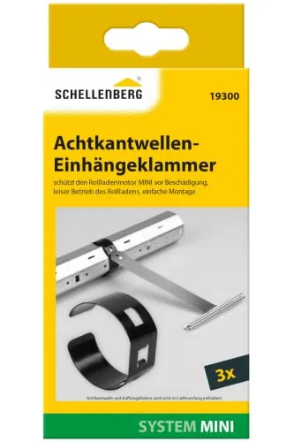 Schellenberg 19300 Rolladenwelle Einhängeklammer 3er-Set von Schellenberg