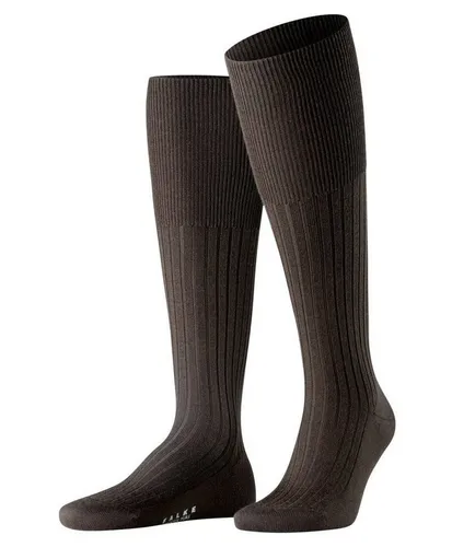 FALKE Kniestrümpfe Bristol Pure (klimaregulierende Merinowolle) dunkelbraun Herren