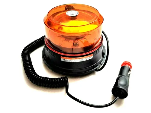 Rundumleuchte Warnleuchte 12 LED Magnet 12V 24V Rotation Zwei Blitz Sechs Blitz
