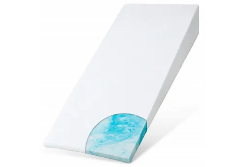 ELONEO Bettkeil Topper 100 x 190 cm aus Gelschaum