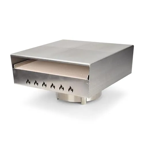 Grillrost.com Das Original Feuerplatte Pizzaaufsatz