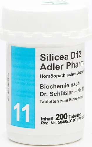 BIOCHEMIE Adler 11 Silicea D 12 Tabletten 200 St
