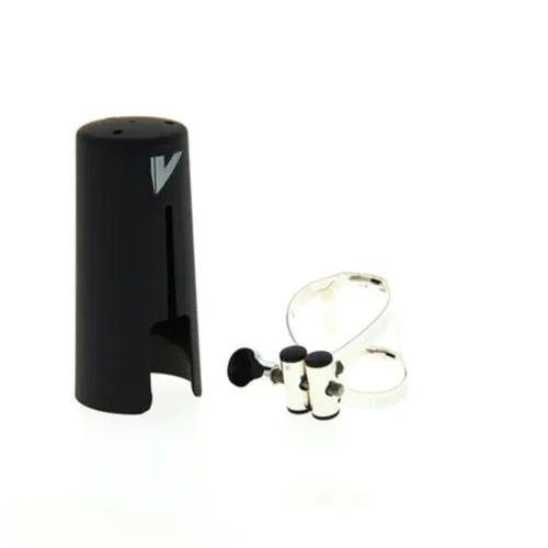 Vandoren M|O Eb-Klarinette Blattschraube versilbert - Instrumentenzubehör mit Kunststoffkapsel, leicht und präzise Befestigung für Eb-Klarinetten, sorgt für eine exzellente Ansprache.