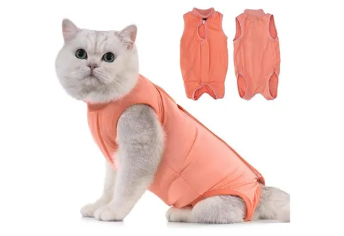 Katzenbody Erholungsanzug Modal Recovery für Kastration - Bequemer Erholungsanzug für Katzen, ideal nach Operationen. Hergestellt aus hochwertigem Modal für optimalen Tragekomfort und Bewegungsfreiheit.