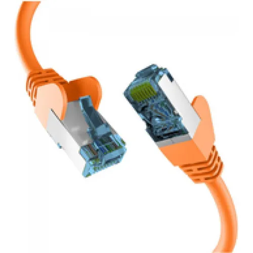 EFB RJ45 PATCHKABEL mit CAT7 ROHKABEL ORANGE 15m