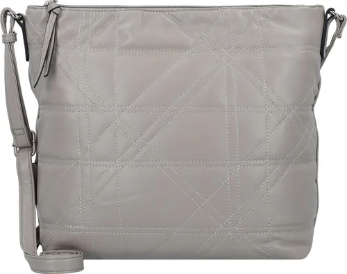 TOM TAILOR Juana Damen Hobo Bag - Mittelgroße Schultertasche in Beige, gut organisiert mit 2 Reißverschlussfächern und verstellbarem Schulterriemen