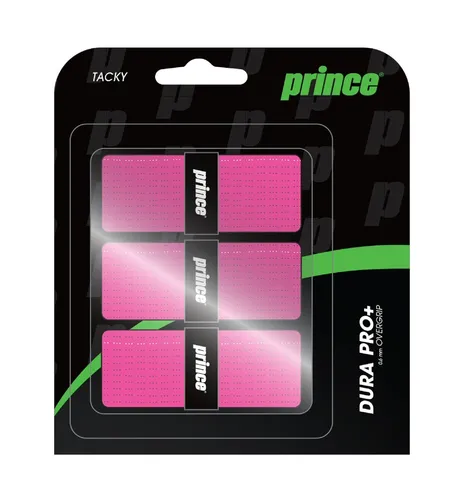 Prince Overgrip Dura Pro+ 0.6mm pink 3er von Prince