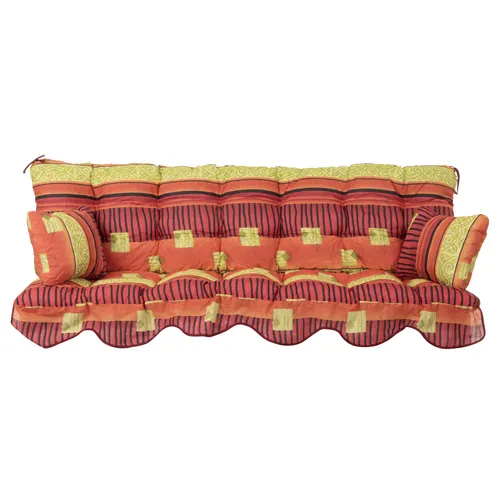 Auflagen Set Hollywoodschaukel Sitzkissen Bankauflage Swing Gartenauflage 184 cm