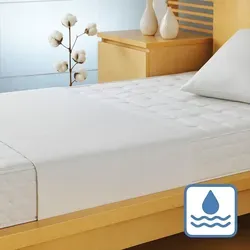 BettwarenShop Molton-Stecklaken wasserundurchlässig 90x150 cm - beige