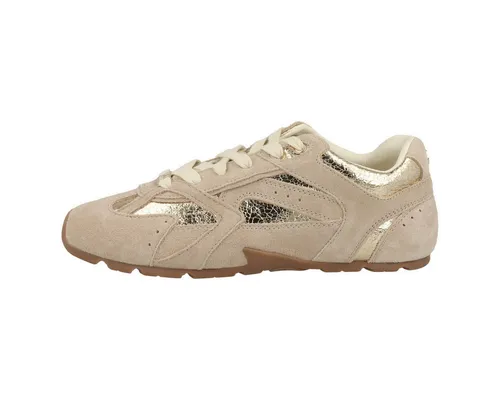 STEVE MADDEN Sneaker aus Leder in Beige, Größe 41 EU - Stylische Sneaker aus hochwertigem Leder, ideal für den lässigen Alltag. Mit bequemer Schnürung und rutschfester Gummisohle für optimalen Komfort.