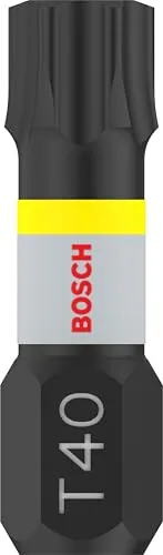Bosch 2x PRO Torx Impact Bit (95 x 50 mm, Professional Zubehör Schraubendreher, Schraubendreher)