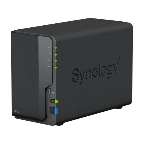 Synology DS223 2-Bay Diskstation NAS 8TB Bundle von Synology