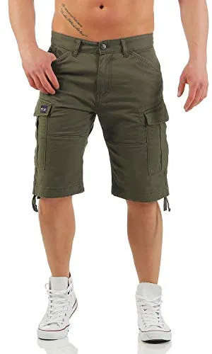 Big Seven Brian Cargo Shorts Comfort Herren - W40, Grün (Royal Air Force) - Bequeme Cargo-Shorts im Regular Fit mit praktischen Gesäß- und Seitentaschen. Ideal für Freizeit und Outdoor-Aktivitäten, gefertigt aus hochwertiger Baumwollmischung für optimalen Tragekomfort.