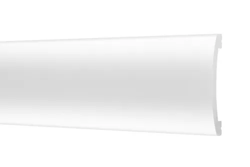 Cosca Zierleiste CM5 - 20 Meter Wandleisten aus Ecopolymer - Hochdichte Styropor-Wandleisten in Weiß, extrem widerstandsfähig und ideal für kreative Raumgestaltungen. Perfekt für den professionellen Einsatz.