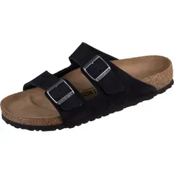 Birkenstock Arizona Desert Buck Flipflops Schwarz 43 - Stylische und bequeme Flipflops aus hochwertigem Naturleder für den Sommer. Ideal für den Alltag und Freizeit, mit einem zeitlosen Design in Schwarz.