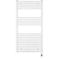 Produktbild anapont Elektrischer Weiß Badheizkörper 1175x600 Handtuchheizkörper  Badheizung Elektrisch Timer Thermostat Handtuchheizung Made in Germany