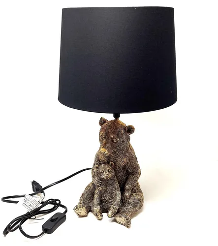 Antik Gold Bären Tischlampe 45cm von Formano von formano