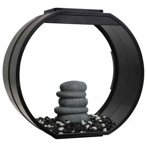 L Glas-Aquarium schwarz + LED, Filter, Pumpe,Nano Becken, Deco O, AA-Aquarium 20