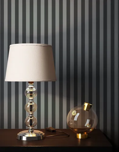 Newroom Vliestapete Schwarz - Romantische Streifentapete für jeden Raum - Vliestapete im Landhausstil mit eleganten Blockstreifen in Grau und Anthrazit, ideal für Wohnzimmer, Schlafzimmer oder Büro. Verleihen Sie Ihren Wänden einen modernen Touch!