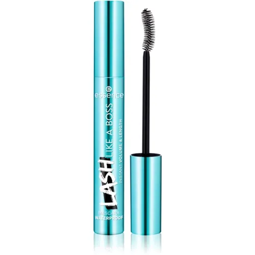essence LASH LIKE A BOSS Waterproof Mascara - Mascaras: Verleiht sofort Volumen und Länge mit wasserfester Textur, perfekt für jeden Anlass und hält auch bei Tränen.