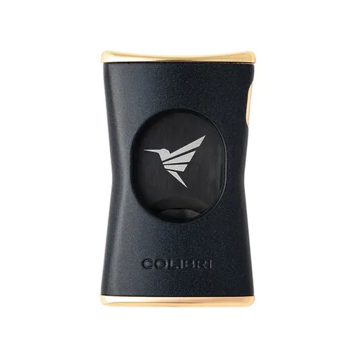 Colibri Zigarrenschneider Slim Schwarz/Gold