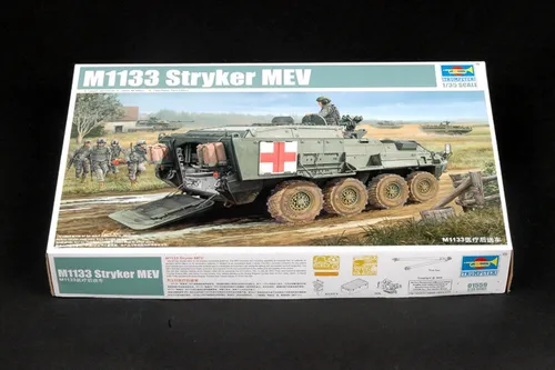 Trumpeter 01559 M1133 STRYKER MEV 1:35 Modellbausatz - Modellbausatz im Maßstab 1:35, ideal für Militär-Fans ab 12 Jahren, mit Originalverpackung und aus hochwertigem Plastik gefertigt.