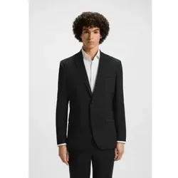 HUGO Anzugsakko Schwarz Größe 48 - Elegantes Anzugsakko in Schwarz, gefertigt aus hochwertiger Materialkombination für perfekten Tragekomfort und stilvolles Auftreten.